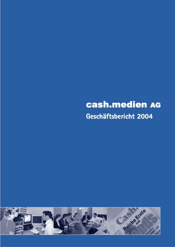 Titelseite: Geschäftsbericht 2004