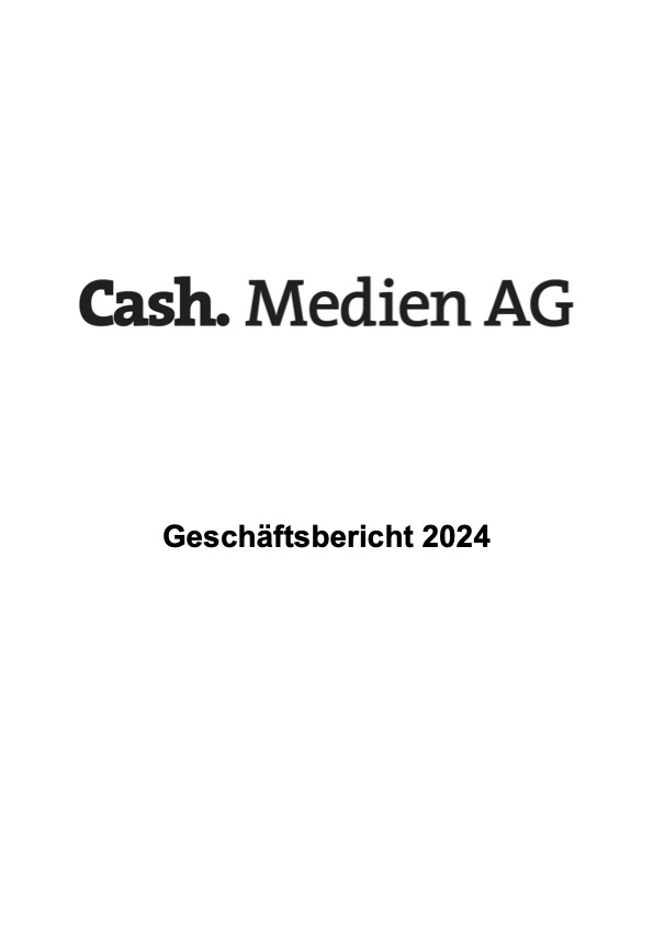 Titelseite: Geschäftsbericht 2024